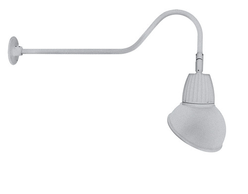 RAB Lighting GN2LED13NSAD11S RAB Lighting GN2LED13NSAD11S Gooseneck Style2 13W Neutral LED 11 Ad Shade Spot Refl Sil