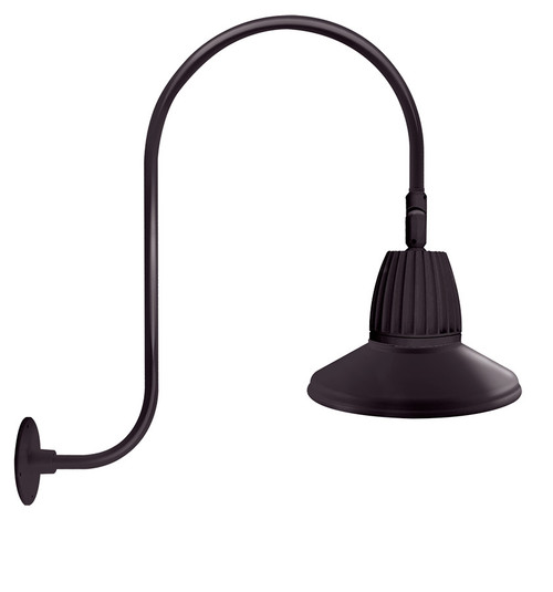 RAB Lighting GN3LED13YSSTA RAB Lighting GN3LED13YSSTA Gooseneck Style3 13W Warm LED 15 St Shade Spot Refl Bronze