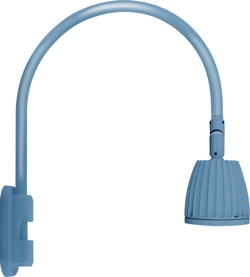 RAB Lighting GN5LED26NLB RAB Lighting GN5LED26NLB Gooseneck Style5 26W Neutral LED No Shade Lblue