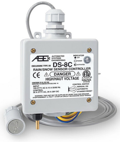 Warmup ASE-DS8 WarmUp ODC-ASE-DS8C Roof and Gutter controller with 30A resistive load capacity