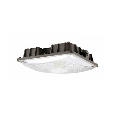 CP01A-50W-4000K - CP SERIES - LED Large Canopy, 50W, Dark Bronze, Prismatic PC Lens* - Falkor