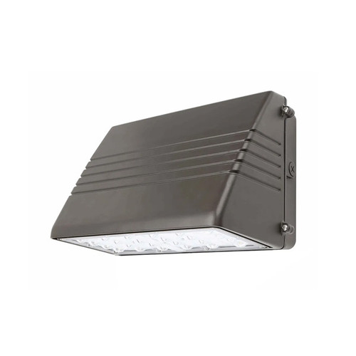 MWP07 27W - MWP07 SERIES - LED Full Cutoff Wall Pack, 27W, Dark Bronze, Clear PC Lens with Tempered Glass Shield* - Falkor