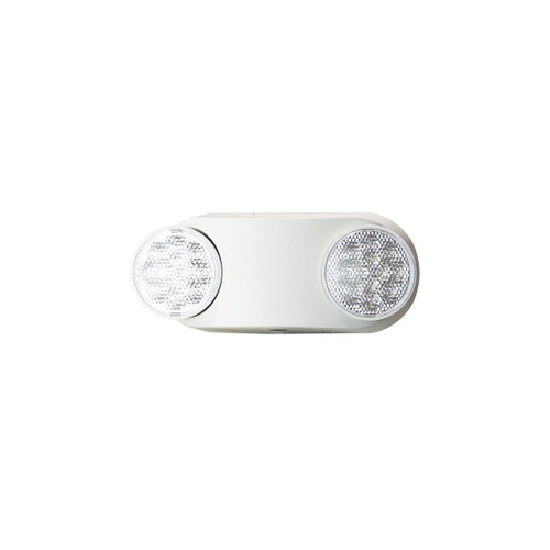Falkor STEVO10 LED Emergency Bug Eye Light, 90-min Battery Backup with Two 1.2W LED Lamp Heads, White**