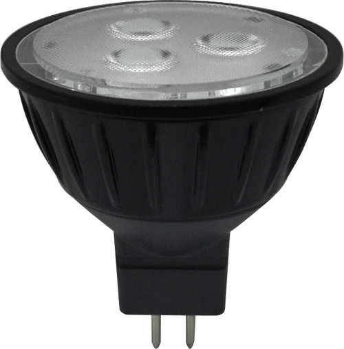 Halco Lighting Technologies MR16FL4/827/LED   LED MR16 3.5W 40DEG 2700K GU5.3 DIM BLACK