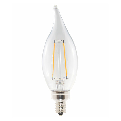Halco Lighting Technologies CA10CL4ANT/827/LED2 CA10 3.8W 2700K DIMMABLE Clear FILAMENT E12