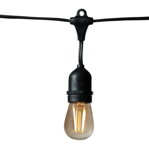 Halco Lighting Technologies DSL/PSH075-TB DecoStrand Reflector 7.5" Straight Hat  Black Finish