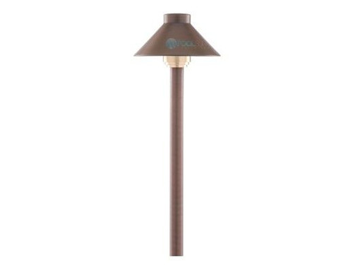 PTH055-AB-15 - Antique Brass Outdoor Light Fixture - Sollos Landscape Lighting
