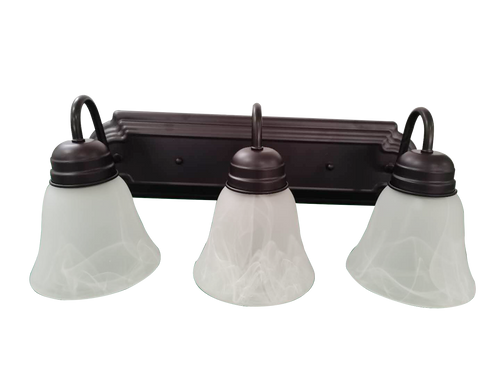 Bulb Ready Vanity Leawood 3 Lamp A19 Bronze | BRVLW-3A19-BZ | 11400 | EiKO