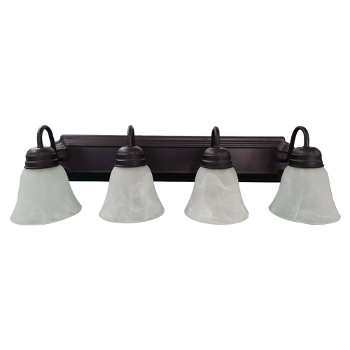 Bulb Ready Vanity Leawood 4 Lamp A19 Bronze | BRVLW-4A19-BZ | 11402 | EiKO