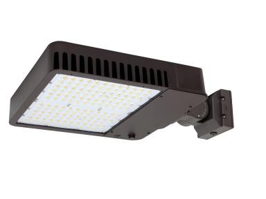 Maxlite AR200HT5-CSBWCR Slim Area Light-200W, 277-480V, Type 5, Cct Select 3/4/5K, Bronze, Adjustable Wall, Controls Ready