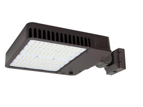 Maxlite AR200UT5-CSBWCR Slim Area Light-200W, 120-277V, Type 5, Cct Select 3/4/5K, Bronze, Adjustable Wall, Controls Ready