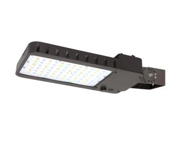 Maxlite AR75HT5-CSBTCR Slim Area Light-75W, 277-480V, Type 5, Cct Select 3/4/5K, Bronze, Trunnion, Controls Ready