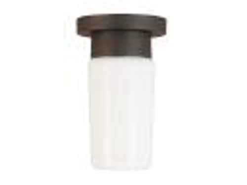 Maxlite SECCEC09B Security Fixture Cylinder Style, Ceiling Mount, 1X09W 2700K Ja8 Enclosed Rated E26 Socket LED Lamp, Bronze