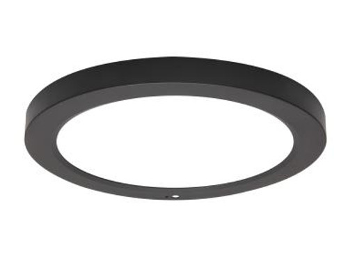 Maxlite ML2LA12S-LTRIM Fleming Flush Mount 12" Black Trim