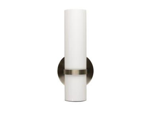 Maxlite ML9LAFBN09827- Wall Sconce Fleming Brushed Nickel - 9W, 120V, Triac Dimming, 80 Cri - Cct Selectable 2700/3000/4000K