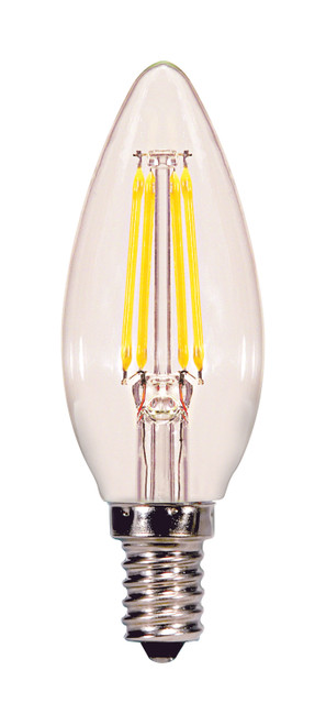 Satco S11370 4.5CTC/LED/930/120V/E12 LED Filament Bulb