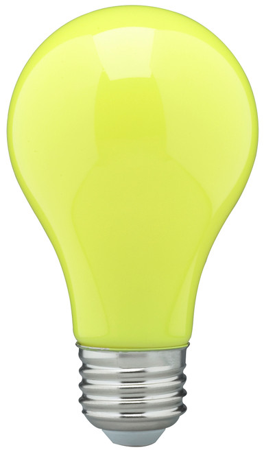 Satco S14987 8A19/YELLOW/LED/E26/120V LED Type A Bulb