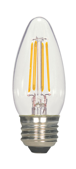 Satco S21701 2.5W ETC/LED/27K/CL/120V/CD LED Filament Bulb Satco S21701 2.5W ETC/LED/27K/CL/120V/CD LED Filament Bulb