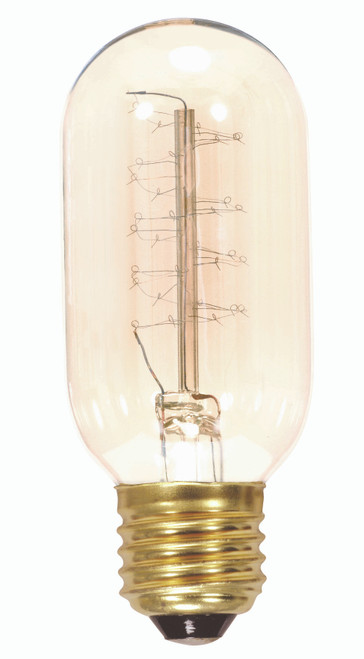 Satco S2416 40T14/CL/32S/120V/Vintage Incandescent Vintage Light Bulb