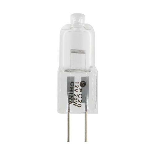 Satco S3120 20T3/CL Halogen Bi Pin Bulb