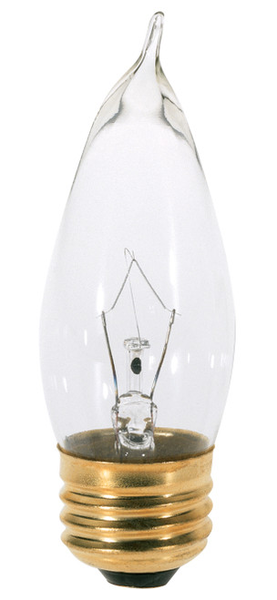 Satco S3265 40CA10 Incandescent Decorative Light Bulb