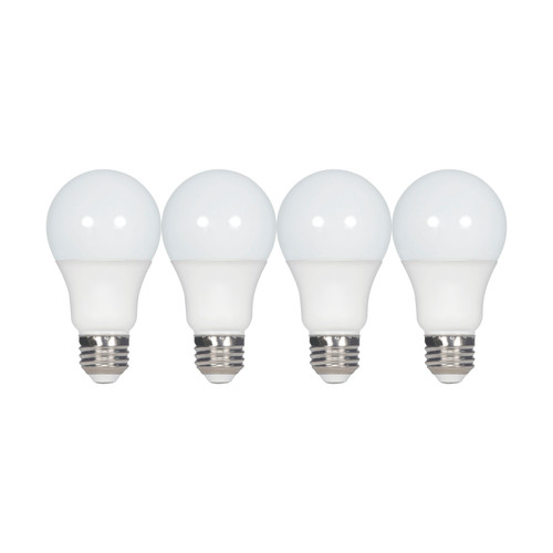 Satco S39597 9.5A19/LED/850/ND/120V/4PK LED Type A Bulb