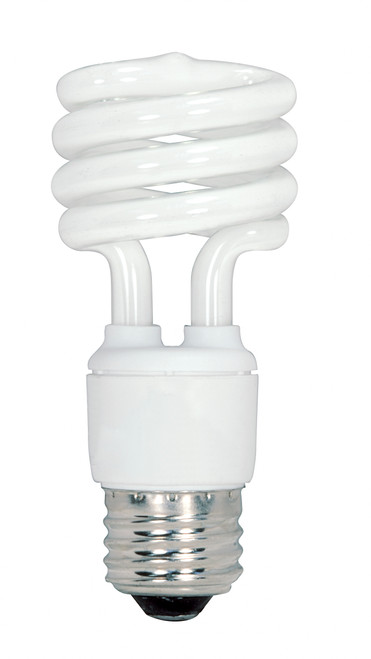 Satco S6238 13T2/E26/3500K/120V/4PK Compact Fluorescent Spirals CFL Bulb