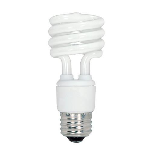 Satco S6278 18T2/27 Compact Fluorescent Spirals CFL Bulb