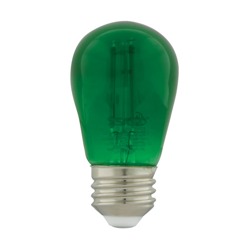 Satco S8024 1W/LED/S14/GREEN/120V/ND/4PK LED Filament Bulb Satco S8024 1W/LED/S14/GREEN/120V/ND/4PK LED Filament Bulb