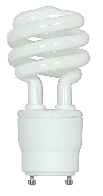 Satco S8204 15GU24/27 Compact Fluorescent Spirals CFL Bulb