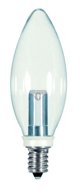 Satco S9152 1W CTC/LED/120V/CD LED Decorative LED Bulb