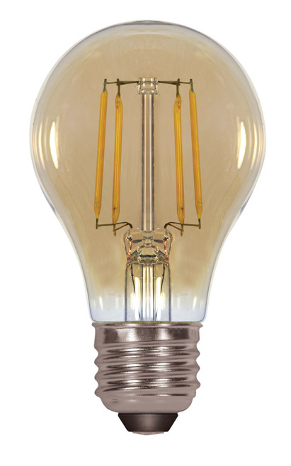 Satco S9583 4.5A19/AMB/LED/E26/20K/120V LED Filament Bulb