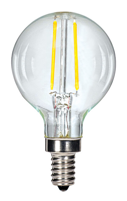 Satco S9870 2.5G16/LED/CL/27K/120V LED Filament Bulb