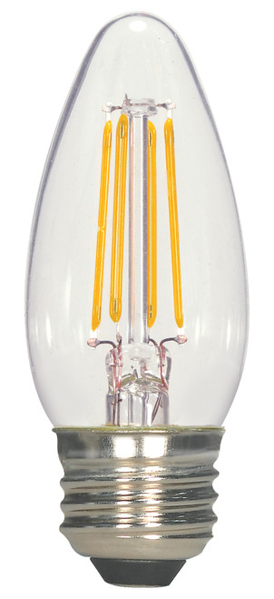 Satco S9964 5.5W ETC/LED/27K/CL/120V LED Filament Bulb