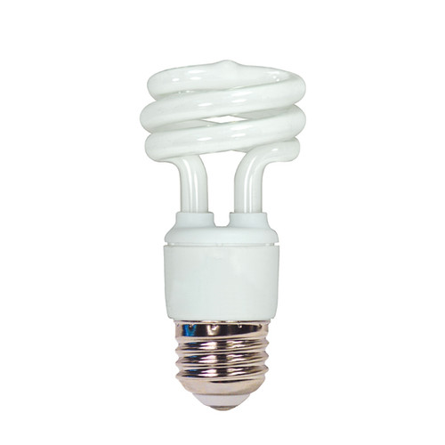 Satco S5507 11T2/27 Compact Fluorescent Spirals CFL Bulb