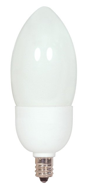 Satco S7317 7CTCFL/27 Compact Fluorescent Decorative CFL Bulb