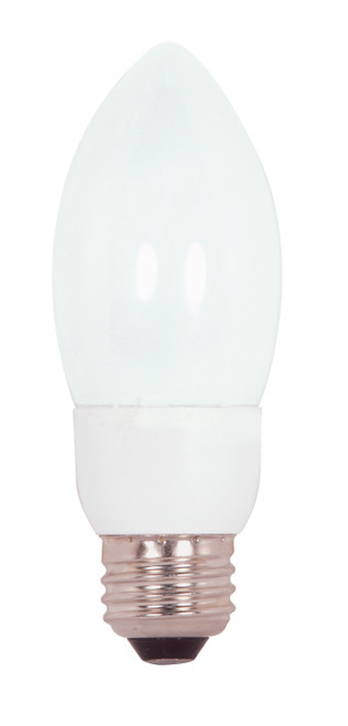 Satco S7323 7ETCFL/50 Compact Fluorescent Decorative CFL Bulb