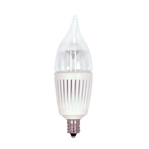 Satco S8894 2.7CANDLE/LED/2700K/120V E12 - ClearLENS LED Decorative LED Bulb