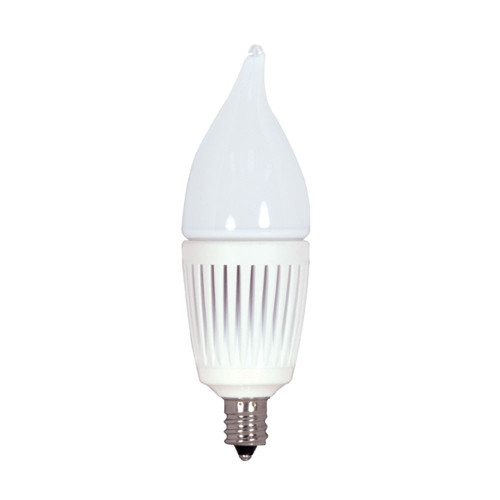 Satco S8902 2.7CANDLE/LED/3500K/120V E12 LENS LED Decorative LED Bulb