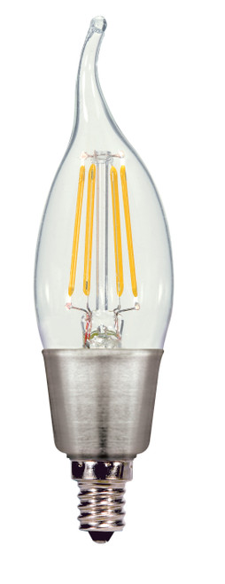 Satco S9574 4.5W CFC/LED/27K/120V LED Filament Bulb