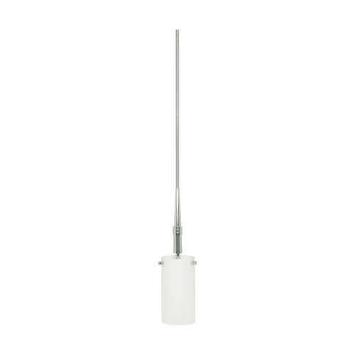 Nuvo 60/1068 Jet - 1 Light - Halogen Mini Pendant- with Satin White Glass -Lamps Included