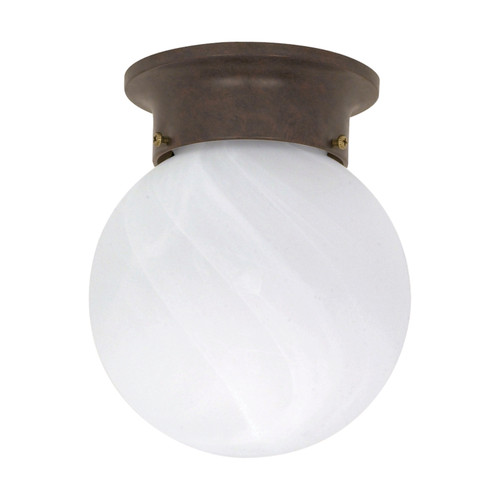 Nuvo 60/259 1 Light; 6 in.; Ceiling Mount; Alabaster Ball