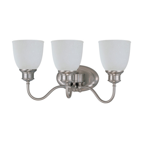 Nuvo 60/2799 Bella; 3 Light; Vanity with Frosted Linen Glass