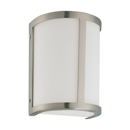 Nuvo 60/2868 Odeon; 1 Light; Wall Sconce with Satin White Glass