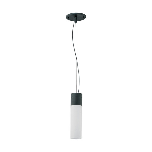 Nuvo 60/2933 Link; 1 Light; Tube Pendant with White Glass