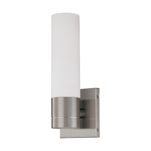 Nuvo 60/2934 Link; 1 Light; Tube Wall Sconce with White Glass