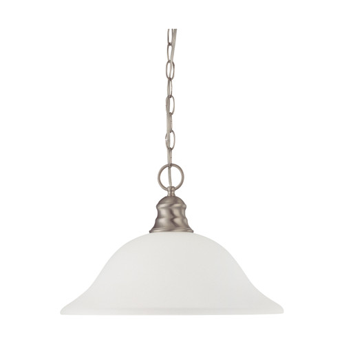 Nuvo 60/3308 1 Light; 16 in.; Pendant with Frosted White Glass; (1) 18W GU24 Lamp Included