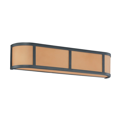 Nuvo 60/3823 Odeon ES; 3 Light; Wall Sconce with Parchment Glass; (3) 13W GU24 Lamps Included