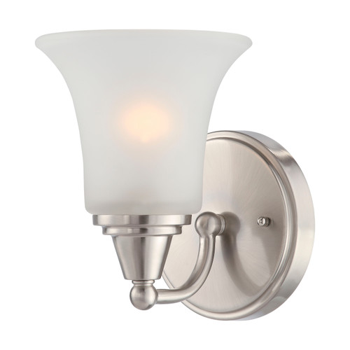 Nuvo 60/4141 Surrey; 1 Light; Vanity Fixture with Frosted Glass