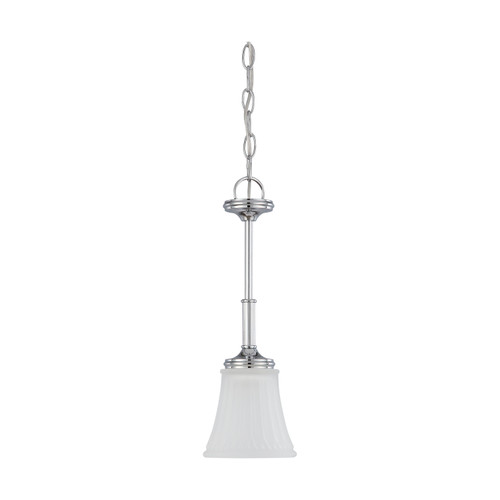 Nuvo 60/4267 Teller; 1 Light; Mini Pendant with Frosted Etched Glass